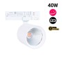 Spot LED 40W pour rail triphasé - Spécial Boucheries - Driver Philips Xitanium