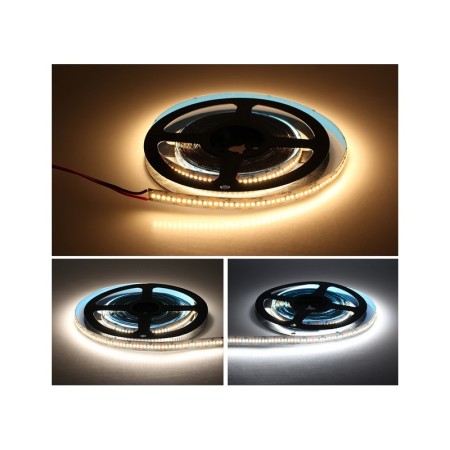 Ruban LED 24V 5M monochrome IRC90 IP20 – 2400lm/m haute puissance