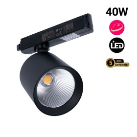 Spot LED 40W sur rail monophasé - Spécial Boucheries
