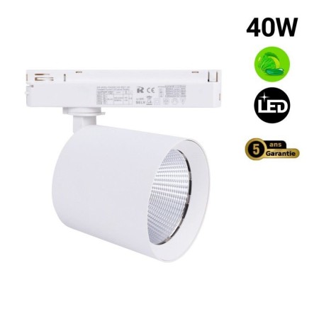 Spot LED sur rail monophasé - Spécial primeurs - 40W