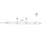 Ruban LED COB 24V DC - 12W/m - 10mm - IP67 - Rouleau de 5 mètres - Sécable tous les 5cm