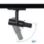 Projecteur LED découpe sur rail triphasé - 20W - 20º - 35°- Blanc Chaud 3000K