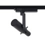 Projecteur LED découpe sur rail monophasé - 20W - 20º-35º - Blanc Chaud 3000K