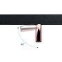 Spot LED sur rail magnétique 48V - 7W - Puce OSRAM - Blanc Chaud 2700K - Couleurs