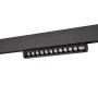 Spot LED linéaire orientable sur rail magnétique 48V - 12W - Puce OSRAM - UGR18 - CRI90