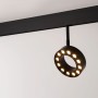 Luminaire LED sur rail magnétique circulaire 48V - Ø11,5cm - 12W - CRI90 - UGR18 - OSRAM