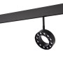 Luminaire LED sur rail magnétique circulaire 48V - Ø11,5cm - 12W - CRI90 - UGR18 - OSRAM