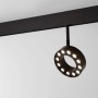 Luminaire LED sur rail magnétique circulaire 48V - Ø11,5cm - 12W - CRI90 - UGR18 - OSRAM
