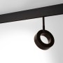 Luminaire LED sur rail magnétique circulaire 48V - Ø11,5cm - 12W - CRI90 - UGR18 - OSRAM