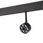 Luminaire LED circulaire sur rail magnétique 48V - Ø7cm - 6W - CRI90 - UGR18 - OSRAM