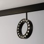 Luminaire LED circulaire sur rail magnétique 48V - Ø16cm - 18W - CRI90 - UGR18 - OSRAM