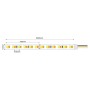 Ruban LED 24V-DC - 90W - température de couleur réglable CCT - 1800-6500K - SMD2835 - Rouleau de 5 mètres