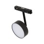Luminaire LED circulaire sur rail magnétique 48V - Ø9,5cm - 12W - CRI90 - OSRAM