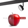 Luminaire LED circulaire sur rail magnétique 48V - Ø9,5cm - 12W - CRI90 - OSRAM