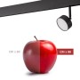 Luminaire LED circulaire sur rail magnétique 48V - 9W - Ø7.5cm - CRI90 - OSRAM Chip