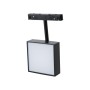 Luminaire LED carré sur rail magnétique 48V - 9W - CRI90 - OSRAM Chip