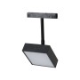 Luminaire LED carré sur rail magnétique 48V - 9W - CRI90 - OSRAM Chip