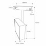 Luminaire LED carré sur rail magnétique 48V - 9W - CRI90 - OSRAM Chip