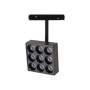 Luminaire LED Carré sur rail magnétique 48V - 9W - CRI90 - UGR18 - OSRAM