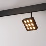 Luminaire LED Carré sur rail magnétique 48V - 9W - CRI90 - UGR18 - OSRAM