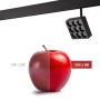 Luminaire LED Carré sur rail magnétique 48V - 9W - CRI90 - UGR18 - OSRAM