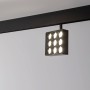 Luminaire LED Carré sur rail magnétique 48V - 9W - CRI90 - UGR18 - OSRAM