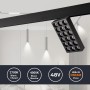 Luminaire LED sur rail magnétique 48V - 18W - CRI90 - UGR18 - OSRAM