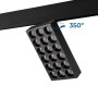 Luminaire LED sur rail magnétique 48V - 18W - CRI90 - UGR18 - OSRAM