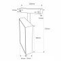Luminaire LED sur rail magnétique 48V - 18W - CRI90 - UGR18 - OSRAM