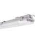 Kit Boîtier étanche double 120cm + 2 tubes LED T8 18W - 4000K
