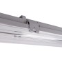 Kit Boîtier étanche double 120cm + 2 tubes LED T8 18W - 4000K