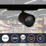 Projecteur LED 36W sur rail triphasé - DALI - CCT réglable sur 3 températures différentes de 2700-6500ºK- CRI90 - puce OSRAM