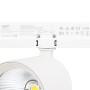 Projecteur LED 36W sur rail triphasé - DALI - CCT réglable sur 3 températures différentes de 2700-6500ºK- CRI90 - puce OSRAM