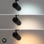Projecteur LED sur rail monophasé - 36W - CCT réglable sur 3 températures différentes de 3000-6500ºK - dimmable TRIAC - CRI90