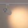 Projecteur LED sur rail monophasé - 36W - CCT réglable sur 3 températures différentes de 3000-6500ºK - dimmable TRIAC - CRI90