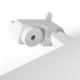 Projecteur LED sur rail monophasé - 36W - CCT réglable sur 3 températures différentes de 3000-6500ºK - dimmable TRIAC - CRI90