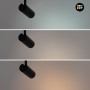Spot LED sur rail monophasé - CCT réglable sur 3 températures différentes de 3000-6000ºK - 15W - CRI 90 - Driver KGP