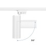 Spot LED sur rail monophasé - CCT réglable sur 3 températures différentes de 3000-6000ºK - 15W - CRI 90 - Driver KGP