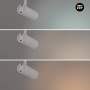 Spot LED sur rail monophasé - CCT réglable sur 3 températures différentes de 3000-6000ºK - 15W - CRI 90 - Driver KGP