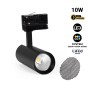 Projecteur LED sur rail triphasé - 10W - CCT réglable sur 3 températures différentes de 3000-6000ºK - CRI90 - 860 lm