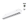 Spot LED linéaire opale sur rail magnétique CCT réglable sur 3 températures de 2700-6500ºK - 10W - UGR18 - Mi Light - Blanc