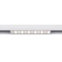 Spot LED linéaire opale sur rail magnétique CCT réglable sur 3 températures de 2700-6500ºK - 10W - UGR18 - Mi Light - Blanc