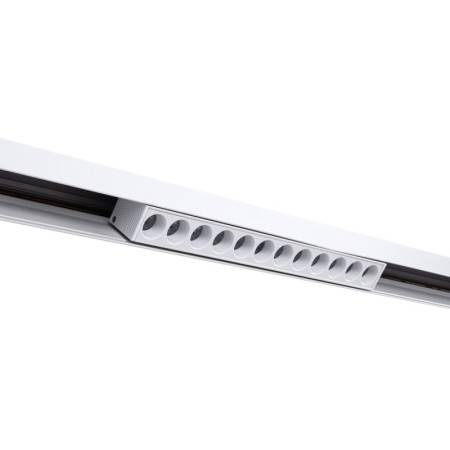 Spot LED linéaire opale sur rail magnétique CCT réglable sur 3 températures de 2700-6500ºK - 10W - UGR18 - Mi Light - Blanc