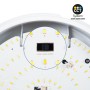 Plafonnier LED étanche / éclairage de secours -  CCT réglable de 2700-6500ºK - Puissance réglable 12W-16W - Ø31cm - IP65