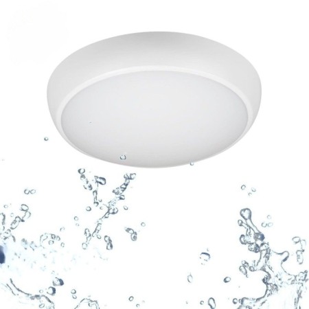 Plafonnier LED étanche / éclairage de secours -  CCT réglable de 2700-6500ºK - Puissance réglable 12W-16W - Ø31cm - IP65