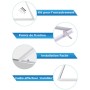Kit cadre encastrable pour panneau LED 60x60cm