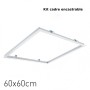 Kit cadre encastrable pour panneau LED 60x60cm