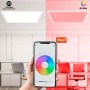 Panneau LED 60x60cm WIFI SMART RGB / RGBW + CCT réglable sur 3 températures différentes de 3000-6500ºK- 40W