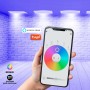 Panneau LED 60x60cm WIFI SMART RGB / RGBW + CCT réglable sur 3 températures différentes de 3000-6500ºK- 40W
