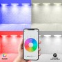 Panneau LED 60x60cm WIFI SMART RGB / RGBW + CCT réglable sur 3 températures différentes de 3000-6500ºK- 40W